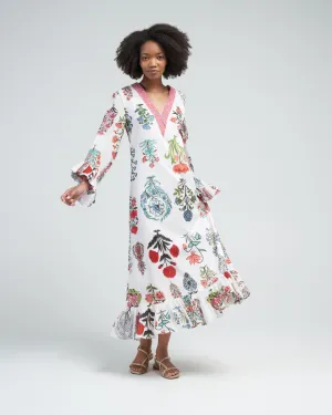 zelda flower show dress - multi rainforest